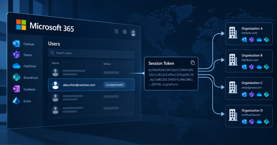 Serangan Token-Replay Microsoft 365 Bobol 97 Akun di 79 Organisasi Global